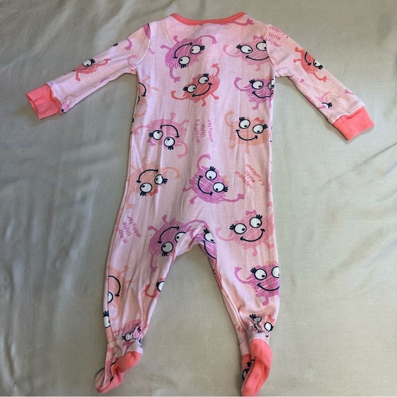 The Children's Place - Pink Footies with Playful Penguins - Picture 3 of 3